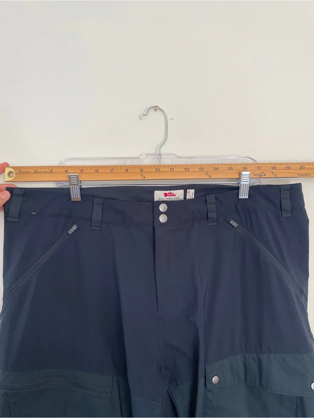 Fjallraven Abisko Midsummer Trousers Navy Size 40 Reg Gorpcore Utility Cargo men